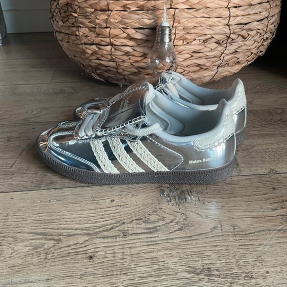 men Wales Bonner x Adidas Samba Silver main image 4